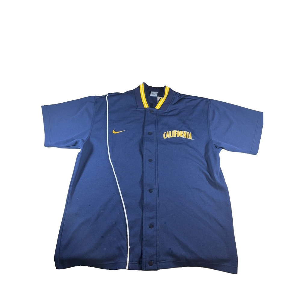 Vintage Nike NCAA California Golden Bears Men's Warm Up Jersey Size Large
